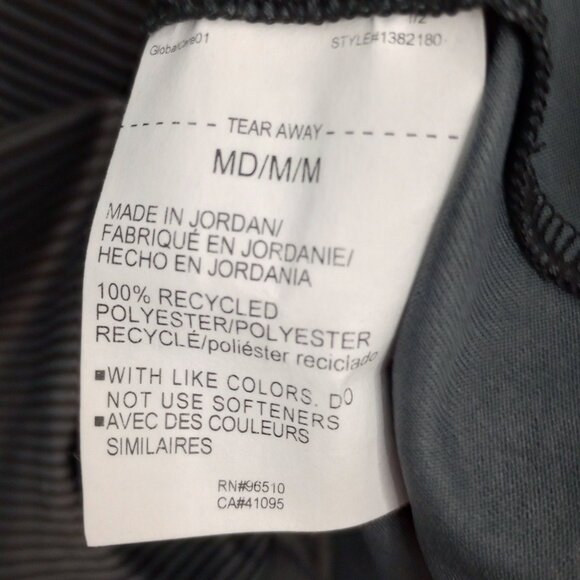 Under Armour The Tech Tee Black & Grey Shadow Stripes T-Shirt & Socks Bundle - Picture 9 of 12